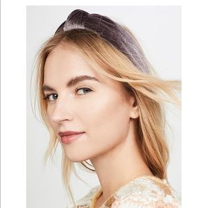 Lele Sadoughi Silverberry Velvet Headbad